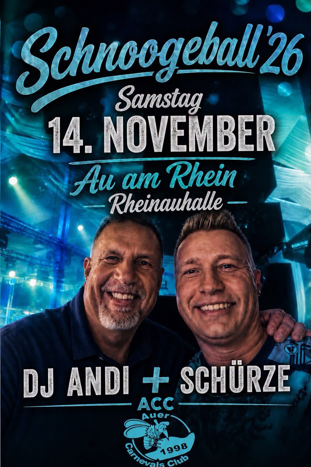 Dieses Jahr für euch am Start: DJ Andi und Schürze!
